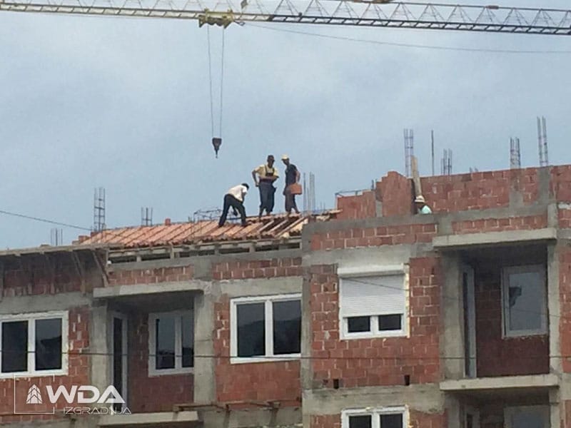 Stambena zgrada u izgradnji 2 u ulici Milene Pavlović Barili u Nišu